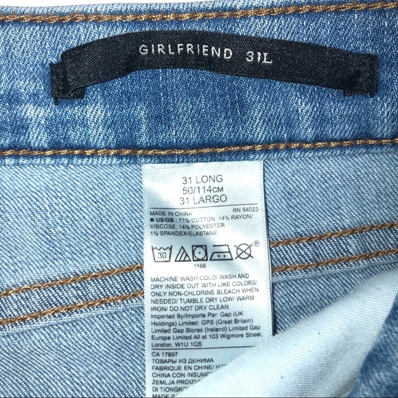 Banana Republic Girlfriend Released Hem Jeans 31 Long - Picture 7 of 14